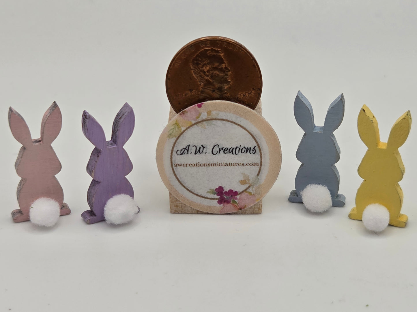 Pastel Wood Bunny