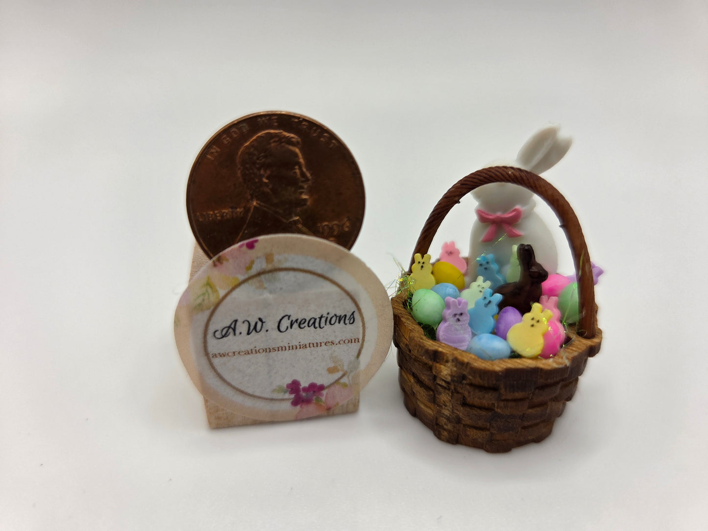 Wooden Easter Basket Filled #2