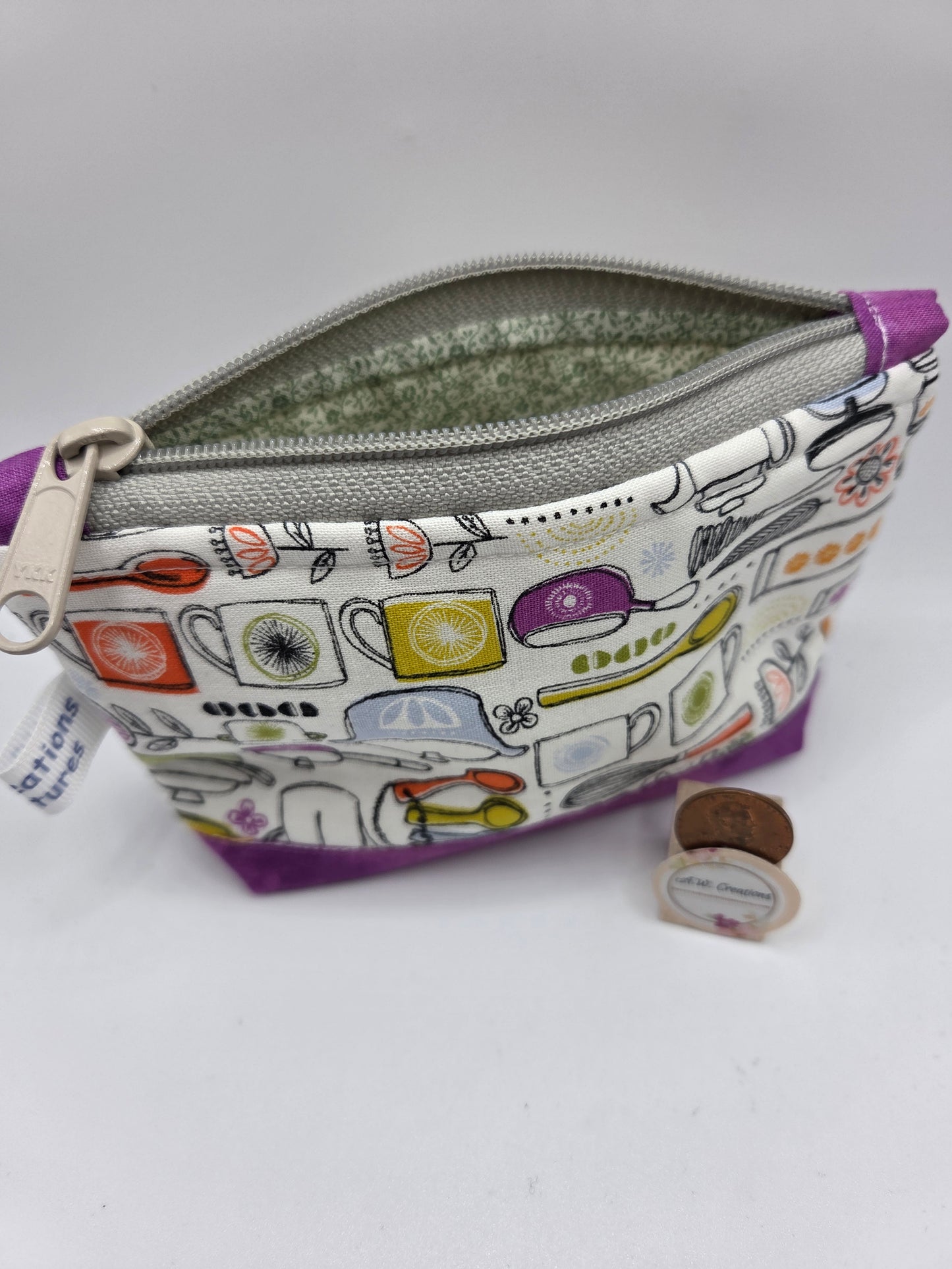 Logo Zipper Bag - Purple Kitchen
