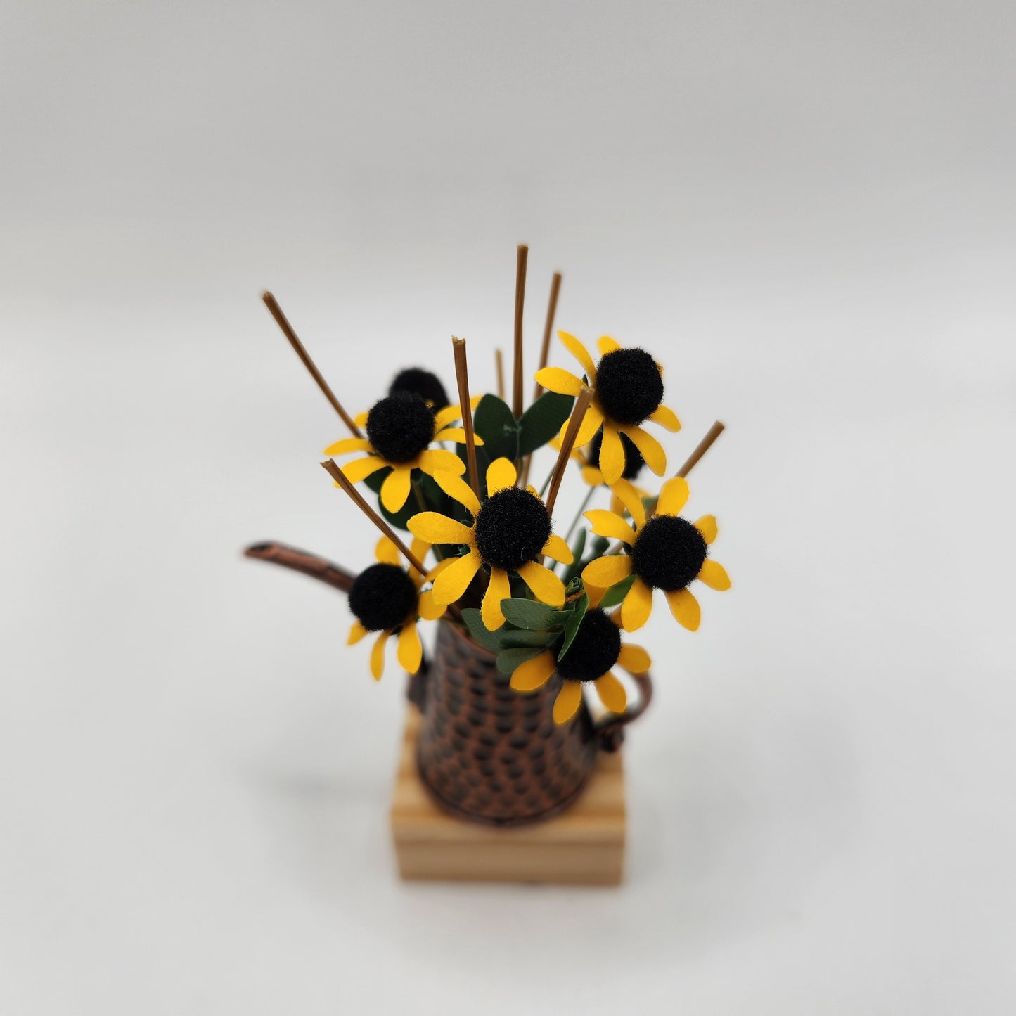 Black Eyed Susans filled Watering Can